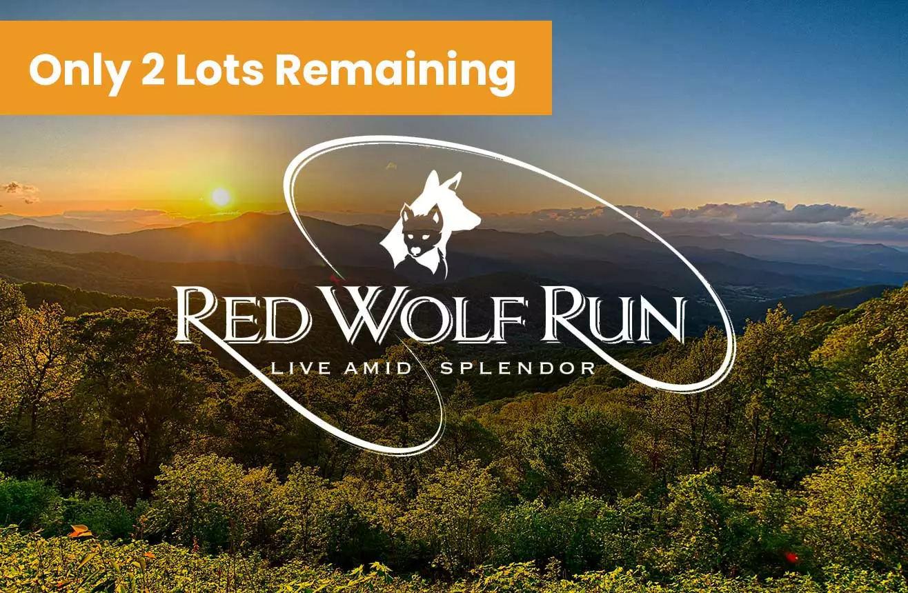Red Wold Run only 2 lots remaining